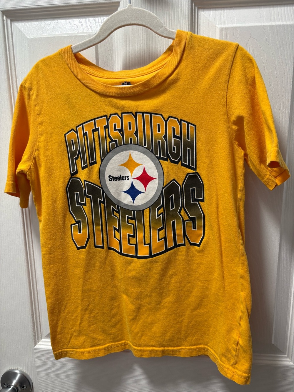 NFL Pittsburgh Steelers Kids Yellow Short Sleeve Tee